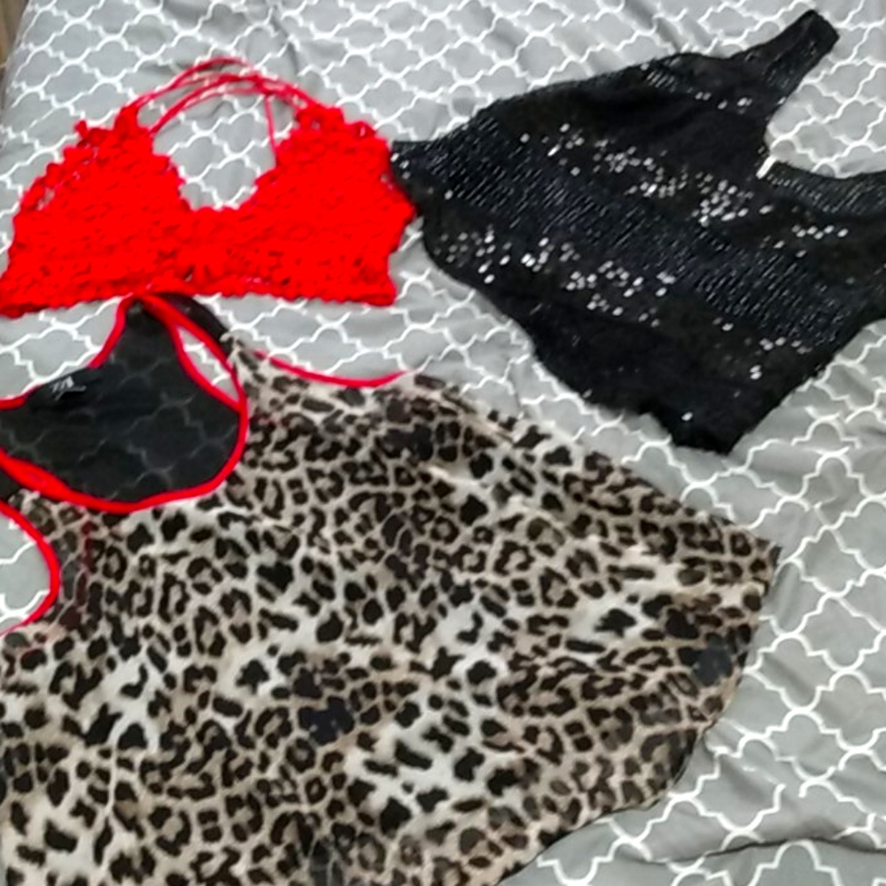 Free people tank top and bralette bundle